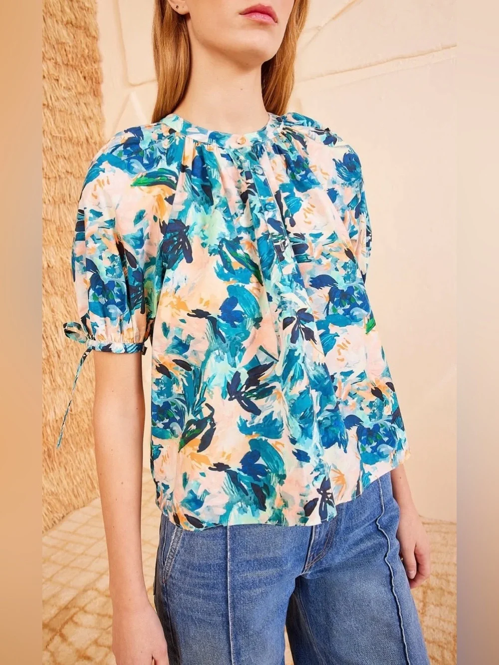 Ulla Johnson Vienne 100% Cotton Blouse